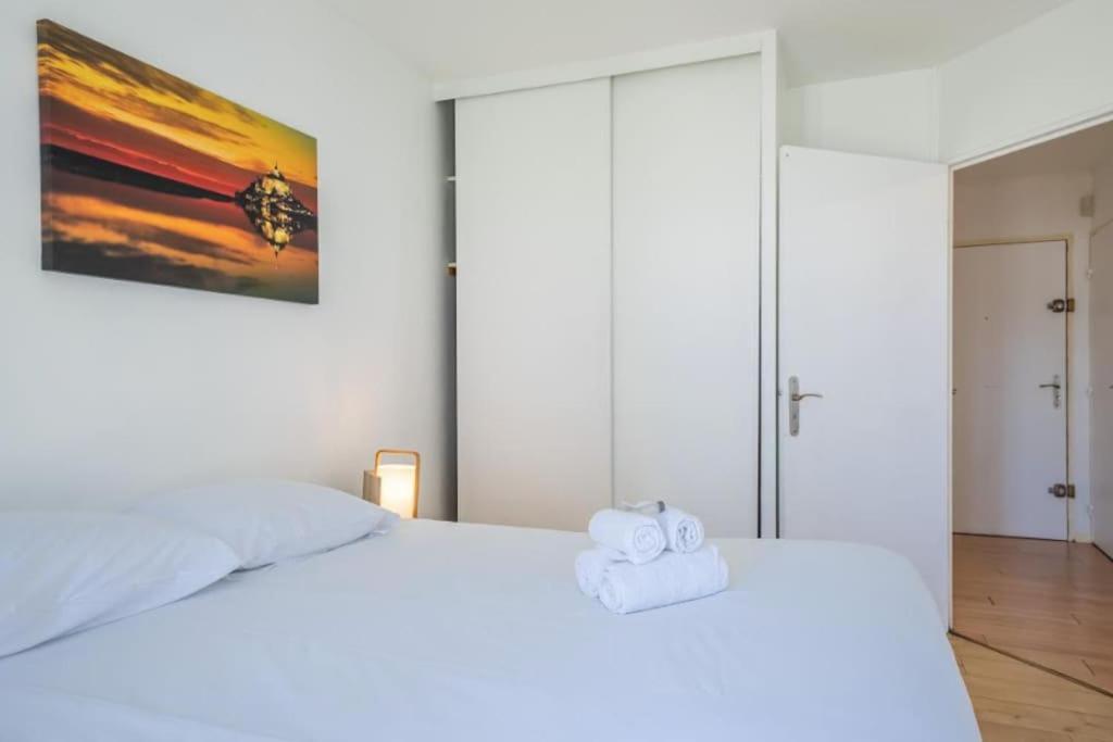 蒙彼利埃L'Horizon, T3, Terrasse, Pkg, Quartier Antigone公寓 外观 照片