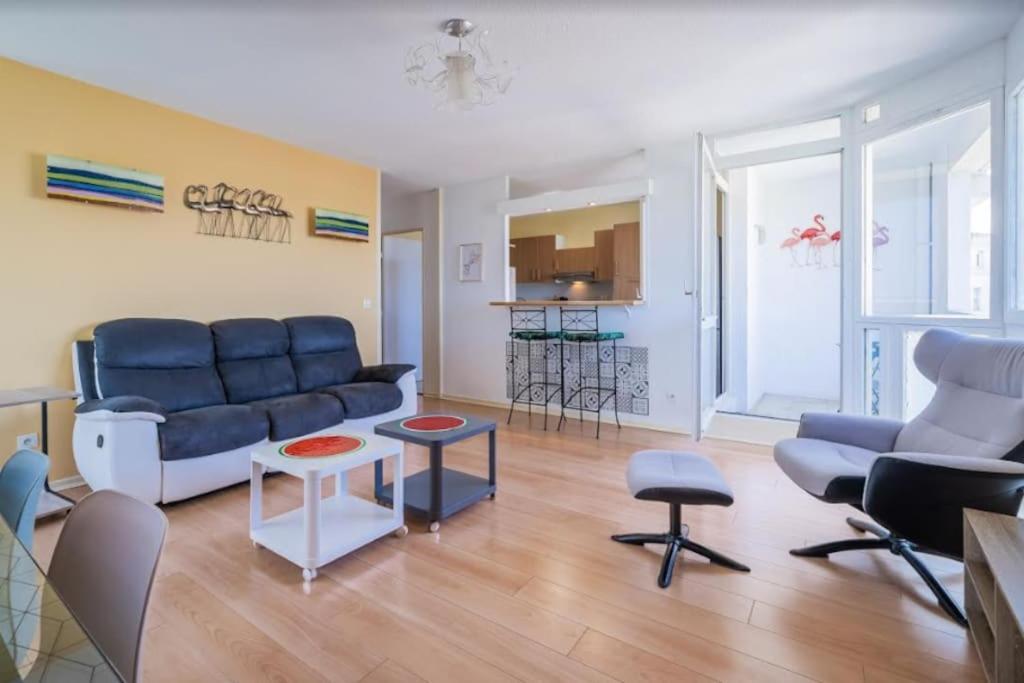 蒙彼利埃L'Horizon, T3, Terrasse, Pkg, Quartier Antigone公寓 外观 照片